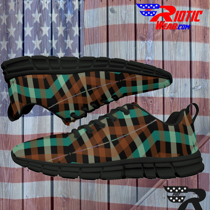 [[ Plaid ]] Sports Athletic Premium Shoes