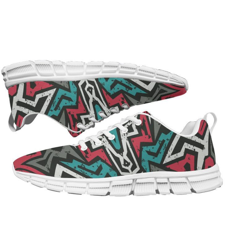 [[ Spring Colors Abstract ]] Women's Sports Shoes With White Sole