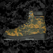 "Digital Steppe" Camo Toad Men's Lace-Up Short Boots