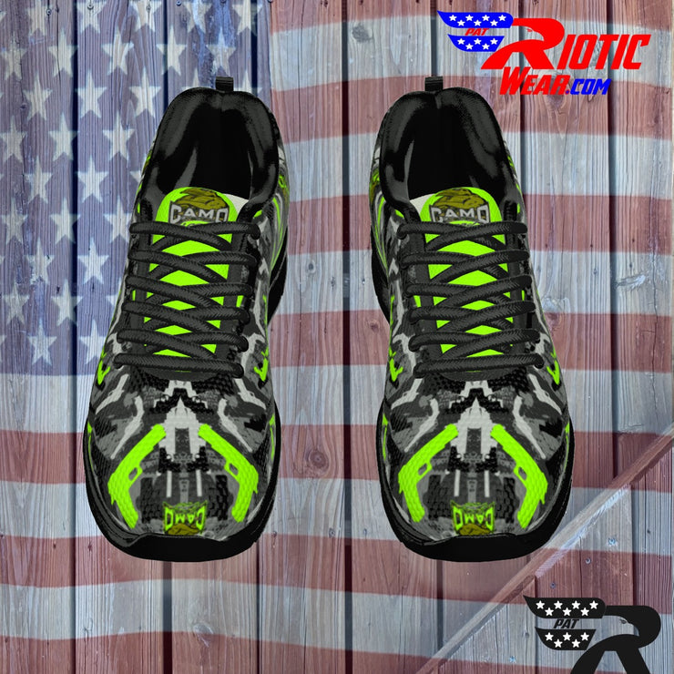 "2-Tone Lime Gun" Camo Toad Sports Shoes