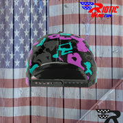 "Pink/Blue Sexy" Camo Toad Snap-Back Cap