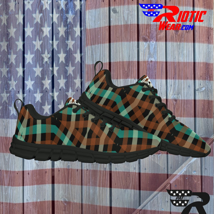[[ Plaid ]] Sports Athletic Premium Shoes