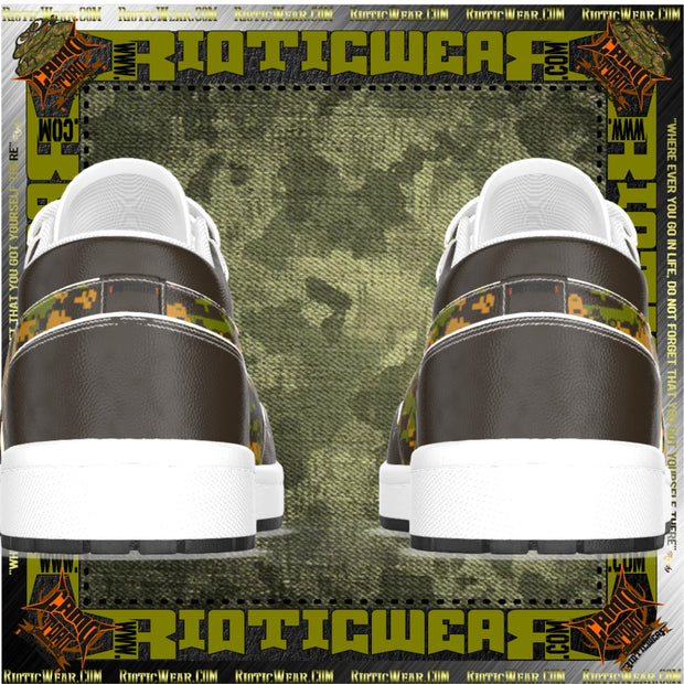Dark Mixed Terrain CT14 Men's Low State Leather Casual Dress Shoes