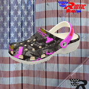 "Camo Toes" Pink (Not Crocs......of sh*t)