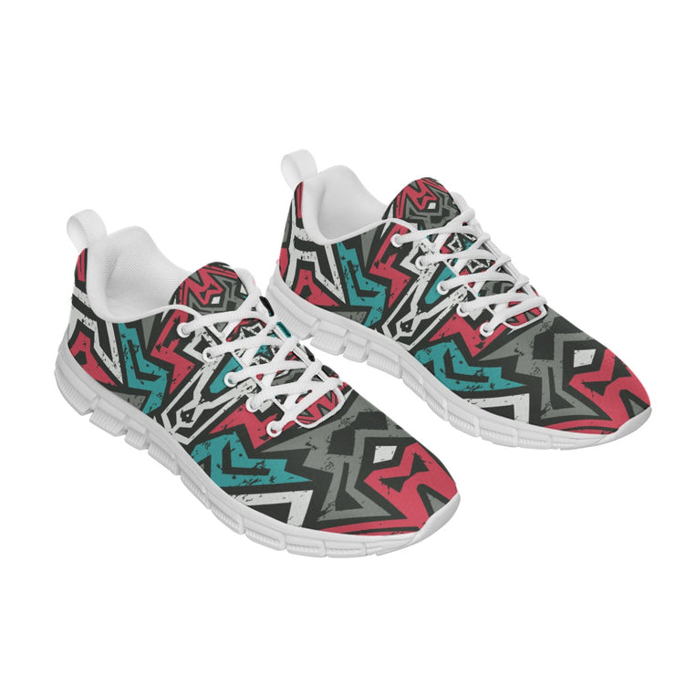 [[ Spring Colors Abstract ]] Women's Sports Shoes With White Sole