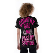 [[ Country Girl PMS ]] 4 Designs on 1 Tee Ladies Premium V-Neck