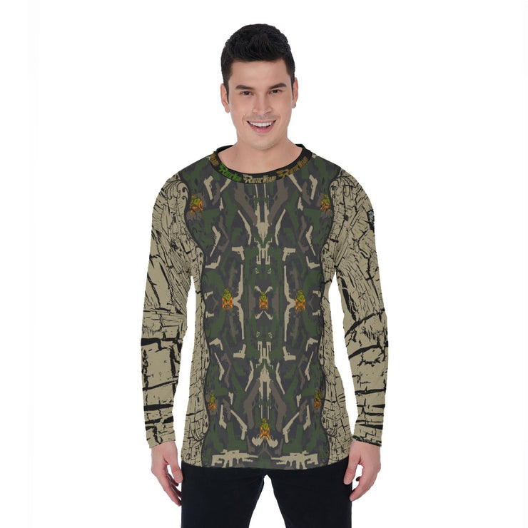 "Classic Real Gun" Camo Toad Premium Long Sleeve Tee