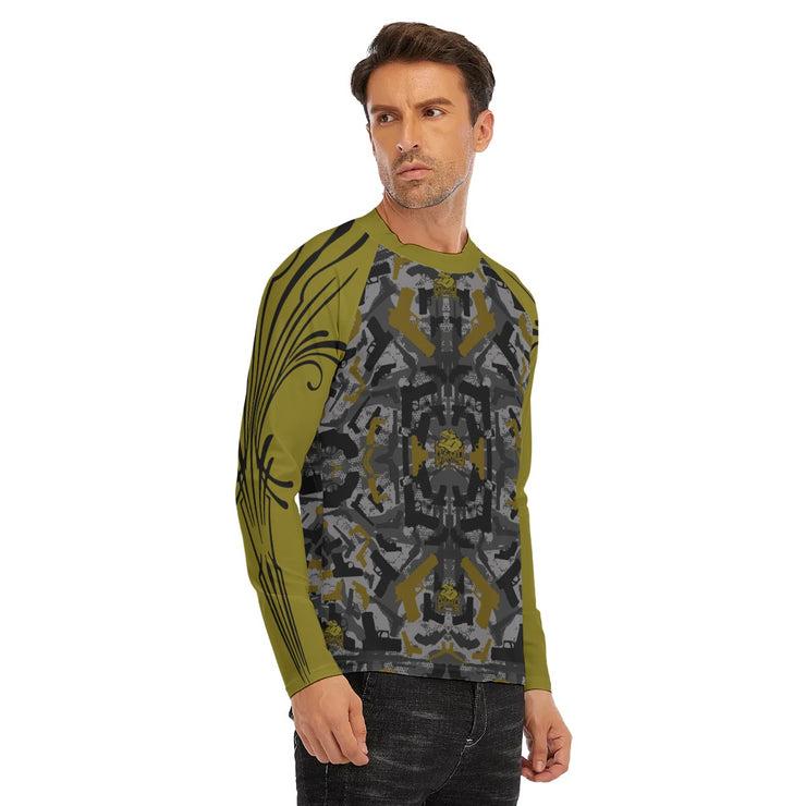 "Dark Gold Gun" Camo Toad Athletic Long Sleeve Premium Tee