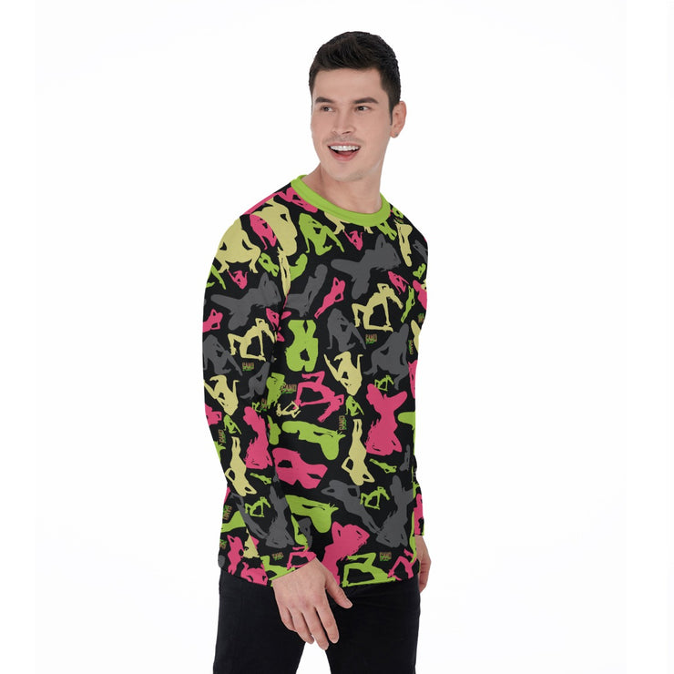 "Pink/Lime Sexy" Camo Toad Long Sleeve Tee