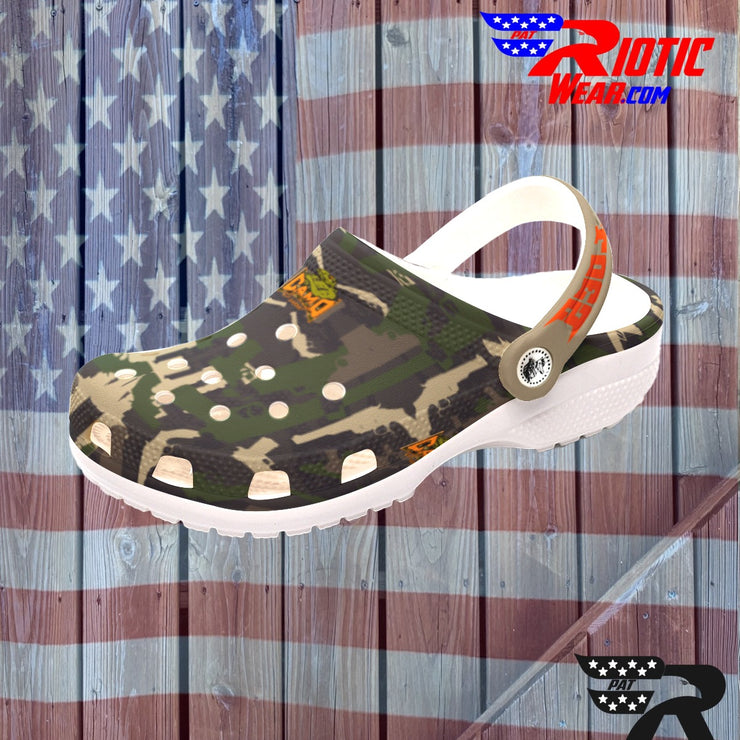 "Camo Toes" Classic Color  (Not Crocs......of sh*t)