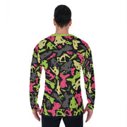 "Pink/Lime Sexy" Camo Toad Long Sleeve Tee