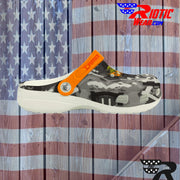 "Camo Toes" Grey  (Not Crocs......of sh*t)