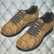 [[ Worked Leather Print ]] Men's Casual Shoe Black Soles