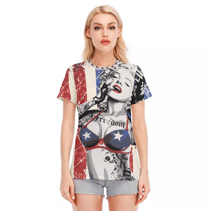 [[ American Monroe ]] Lady Premium Tee