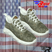 "Tree Blend" Camo Toad Men's Light Sports Shoes  (White or Black Soles)