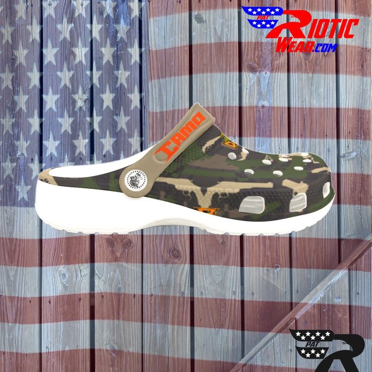 "Camo Toes" Classic Color  (Not Crocs......of sh*t)