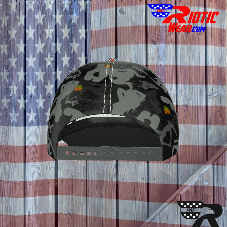 "Dark Sexy" Camo Toad Snap-Back Cap