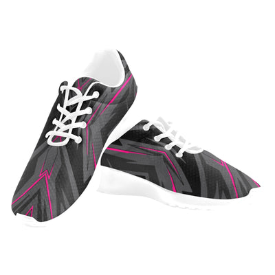[[ Dark Side Pink ]] Riotic Wear Running Mesh Knit Shoes - White