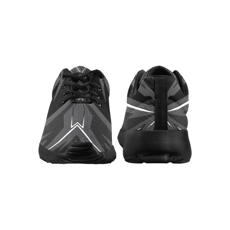 [[ Dark Side White ]] Riotic Wear Running Mesh Knit Shoes - Black