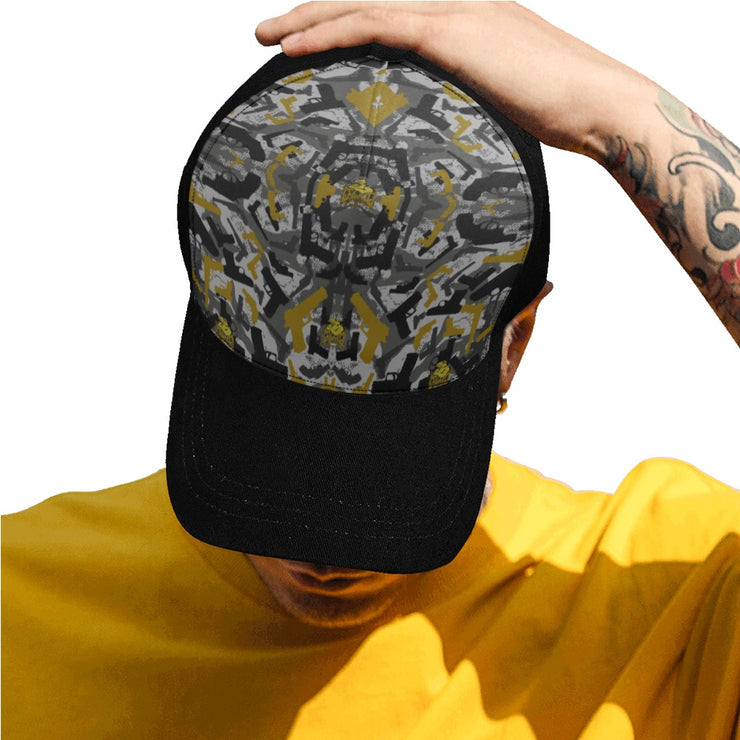 "Dark Bronze Gun" Camo Toad Unisex Baseball Cap