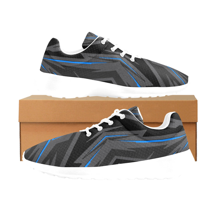 [[ Dark Side Blue ]] Riotic Wear Running Mesh Knit Shoes - White