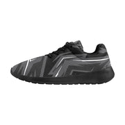 [[ Dark Side White ]] Riotic Wear Running Mesh Knit Shoes - Black