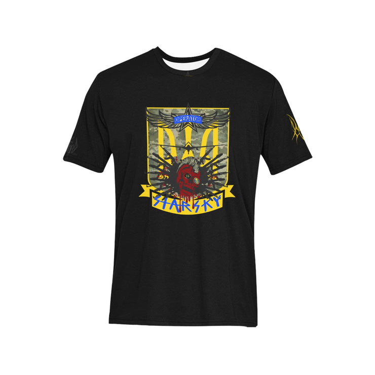 Black FPS Gamer Logo Style Emblem Tee (Ships USA Customers ONLY)