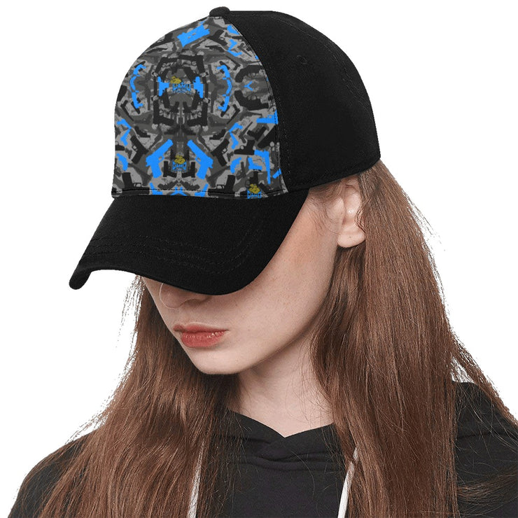 "Dark Blue Gun" Camo Toad Unisex Baseball Cap