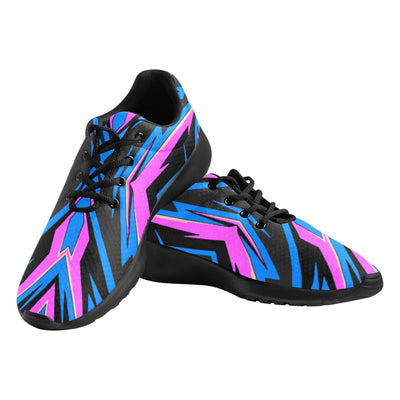 [[ Dark Side Blue/Pink ]] Riotic Wear Men's Athletic Shoes - Black