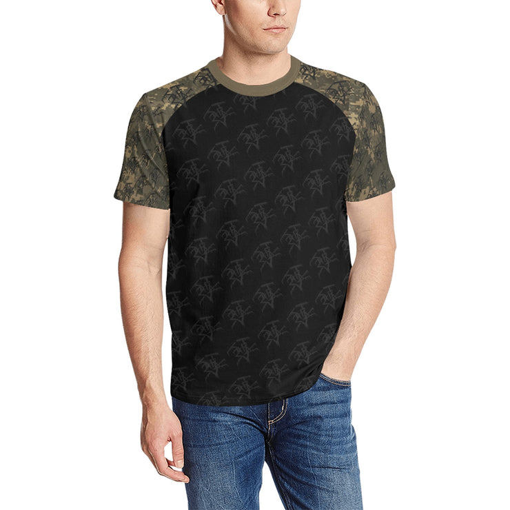 Camo Color-Block w/ Starsky Logo Bannered Shirt (Ships USA Only)