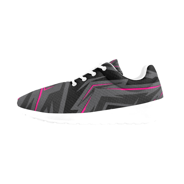 [[ Dark Side Pink ]] Riotic Wear Running Mesh Knit Shoes - White