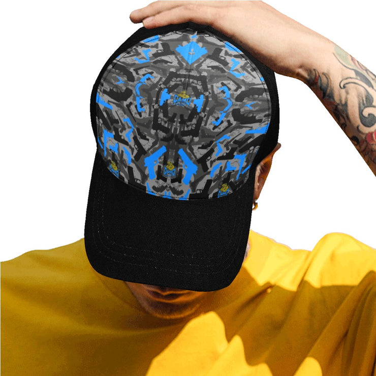 "Dark Blue Gun" Camo Toad Unisex Baseball Cap