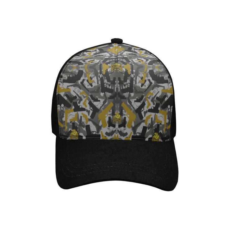 "Dark Bronze Gun" Camo Toad Unisex Baseball Cap